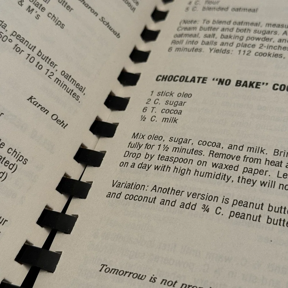 Amana Refrigeration Employee Cookbook Iowa Recipes Spiralbound VTG 1993